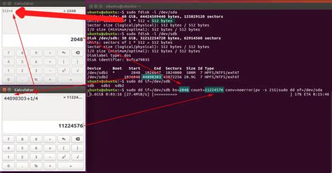 linux dd block size